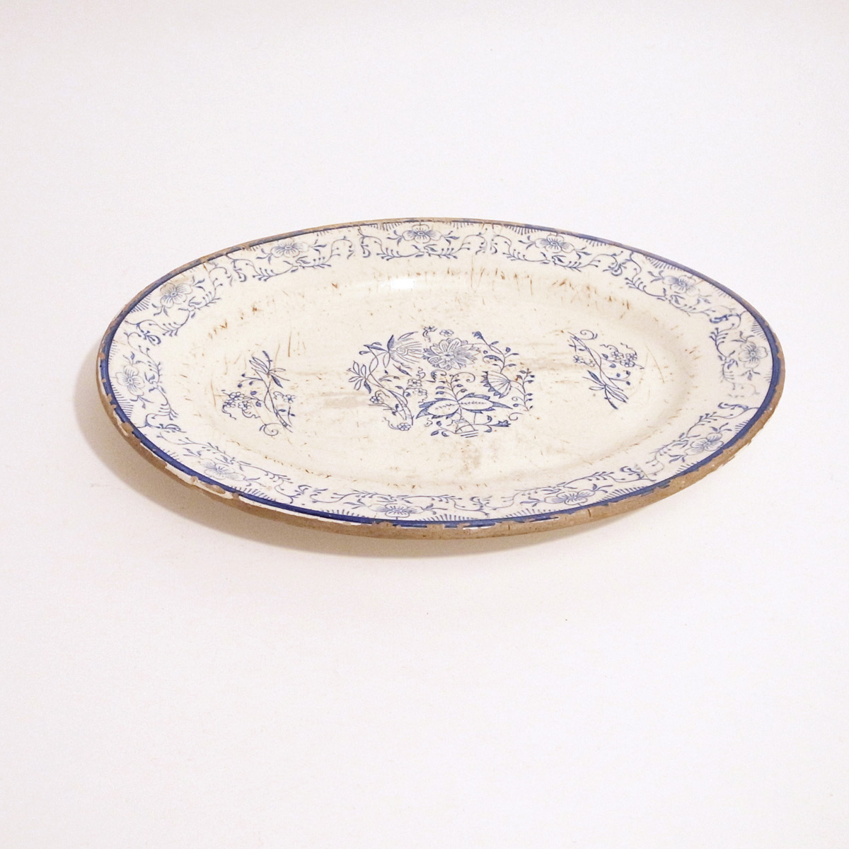19世紀末-20世紀RICHARD GINORI(リチャードジノリ)絵柄オーバル皿-アンティークimage5