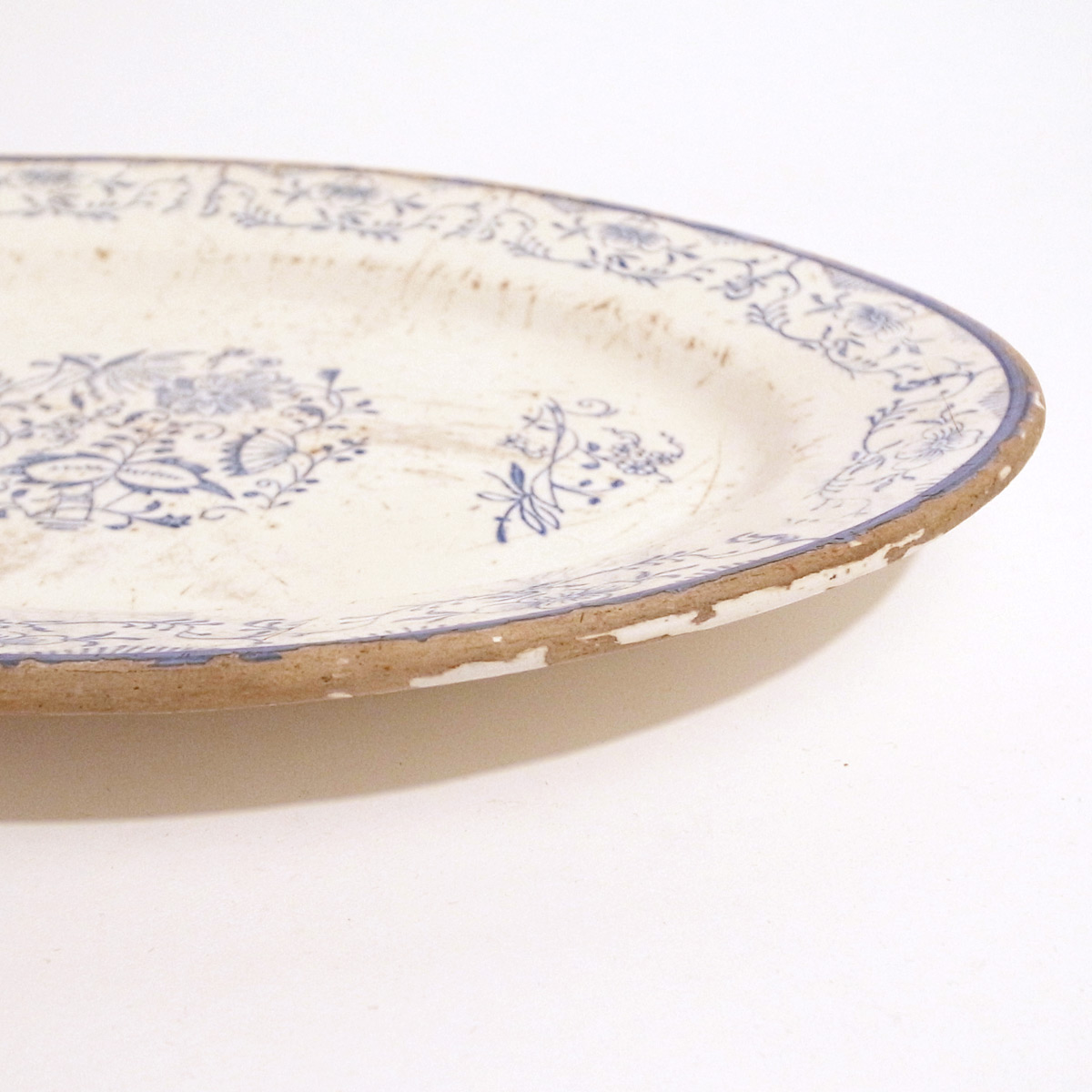 19世紀末-20世紀RICHARD GINORI(リチャードジノリ)絵柄オーバル皿-アンティークthumbnail8