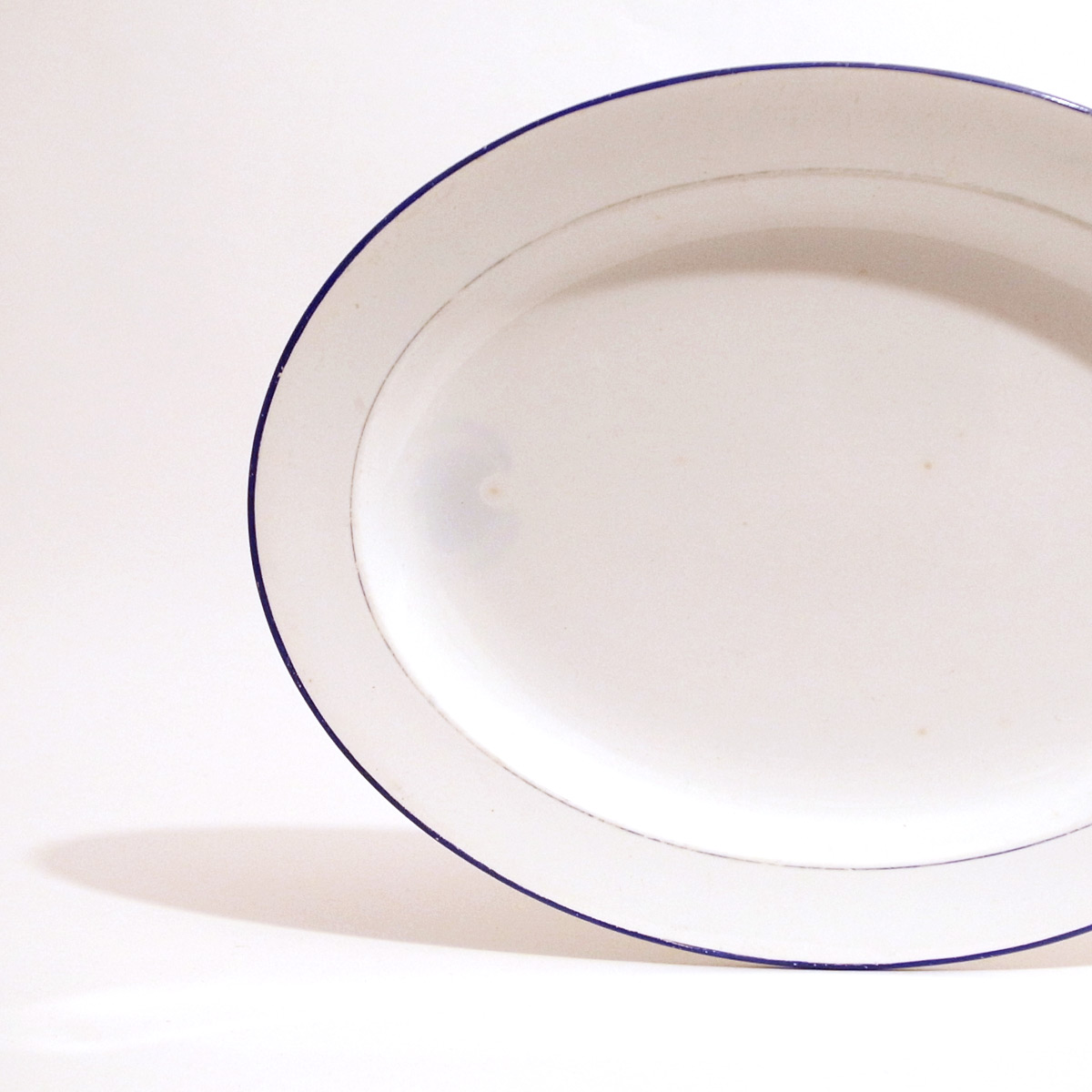 アンティークジノリ-19世紀S.C.RICHARD(リチャードジノリ)ブルーラインのオーバル皿4-image2