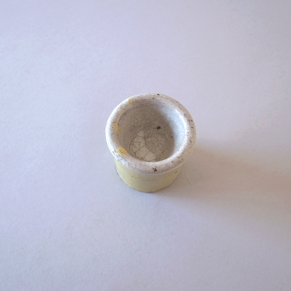 アンティーク 黄釉薬 円筒容器 | 乳鉢-image5