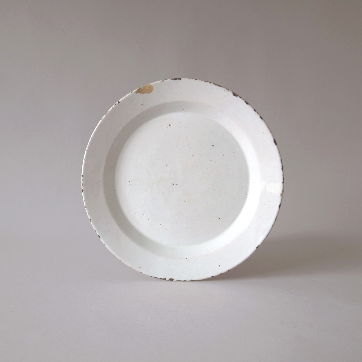 アンティーク 19世紀 マヨリカ プレート(大)2 | 大皿 | 白錫釉 | マイオリカ-image1