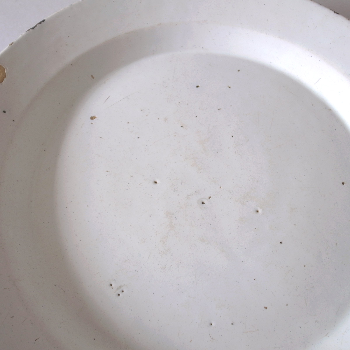 アンティーク 19世紀 マヨリカ プレート(大)2 | 大皿 | 白錫釉 | マイオリカ-thumbnail10