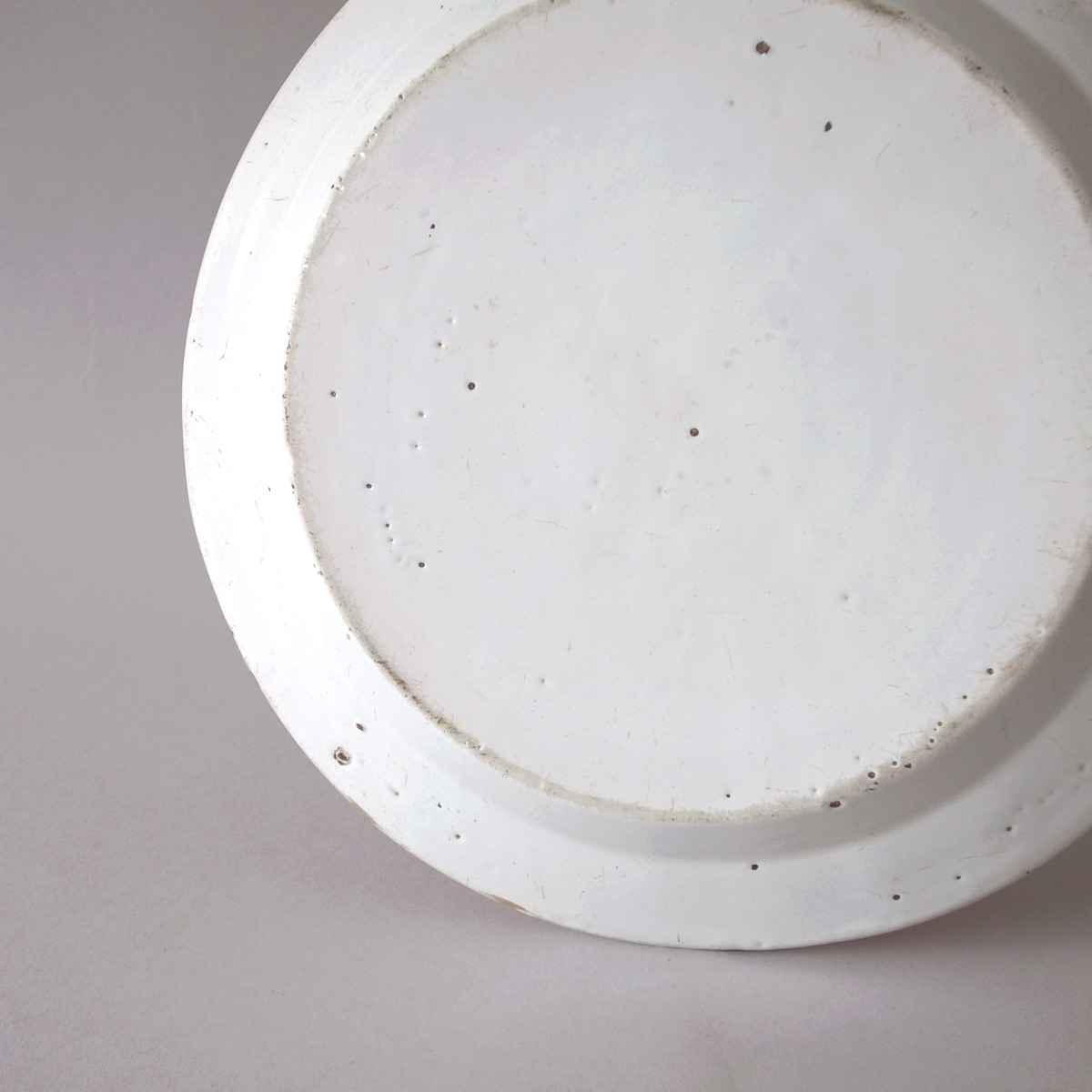 アンティーク 19世紀 マヨリカ プレート(大)2 | 大皿 | 白錫釉 | マイオリカ-image13