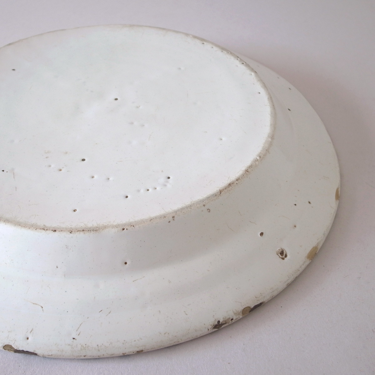 アンティーク 19世紀 マヨリカ プレート(大)2 | 大皿 | 白錫釉 | マイオリカ-image15