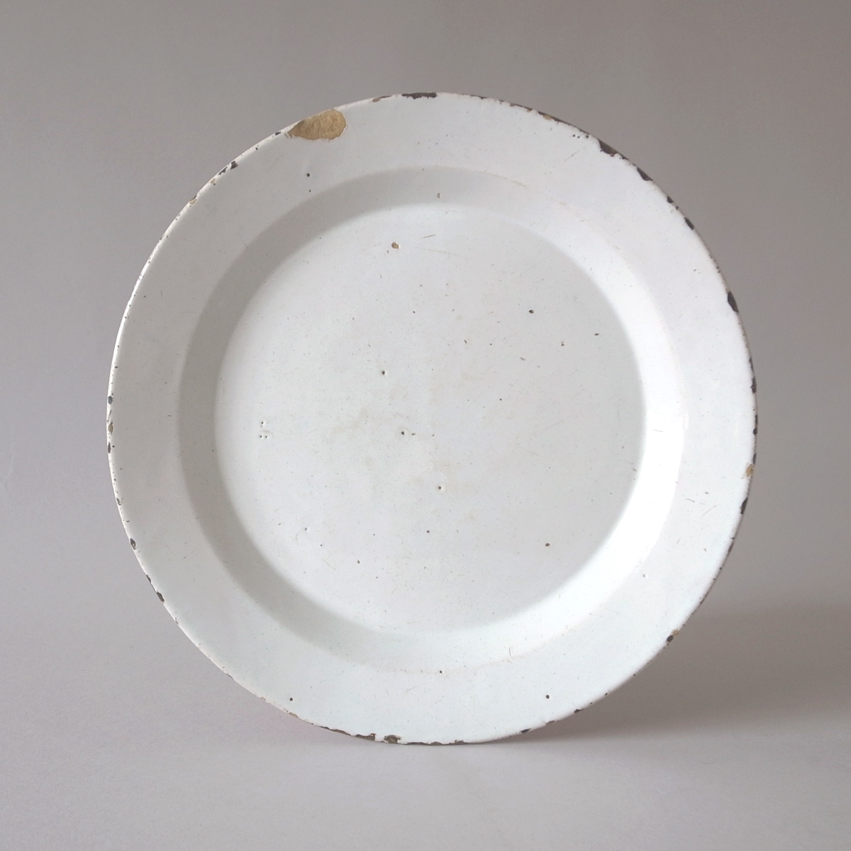 アンティーク 19世紀 マヨリカ プレート(大)2 | 大皿 | 白錫釉 | マイオリカ-thumbnail2