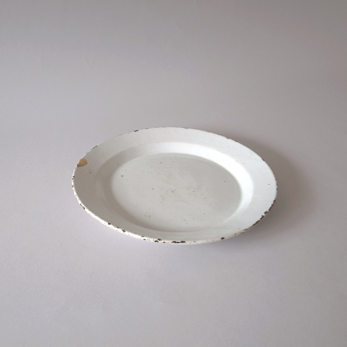 アンティーク 19世紀 マヨリカ プレート(大)2 | 大皿 | 白錫釉 | マイオリカ-thumbnail5