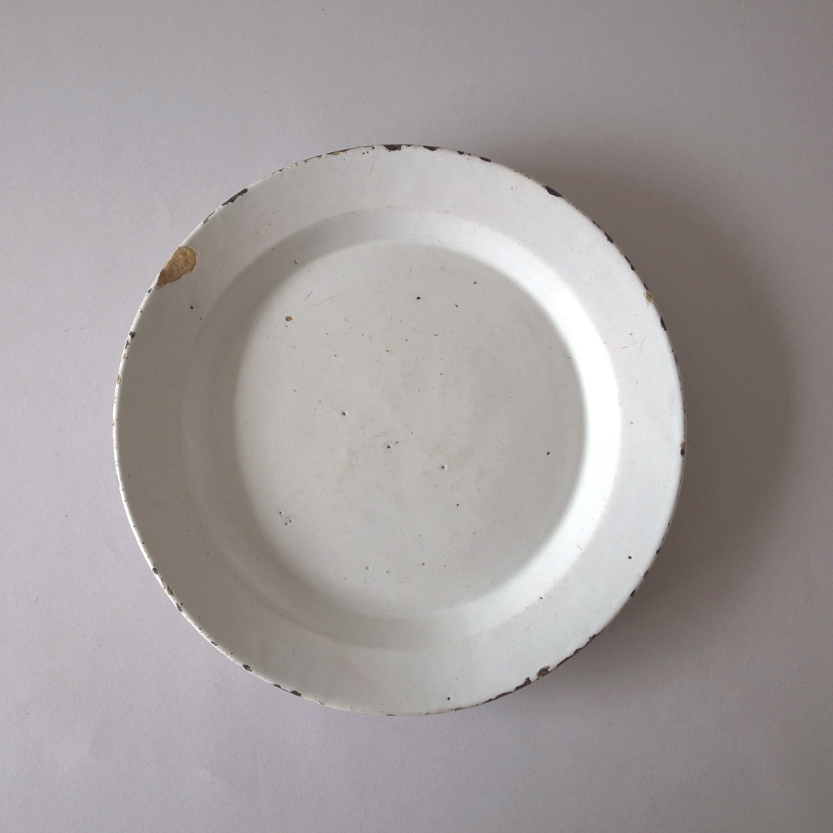 アンティーク 19世紀 マヨリカ プレート(大)2 | 大皿 | 白錫釉 | マイオリカ-thumbnail6