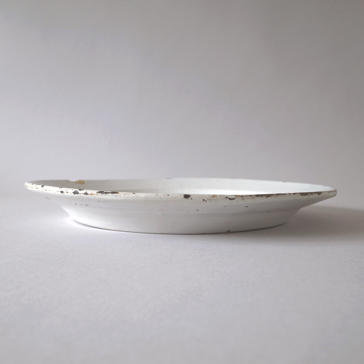 アンティーク 19世紀 マヨリカ プレート(大)2 | 大皿 | 白錫釉 | マイオリカ-image8