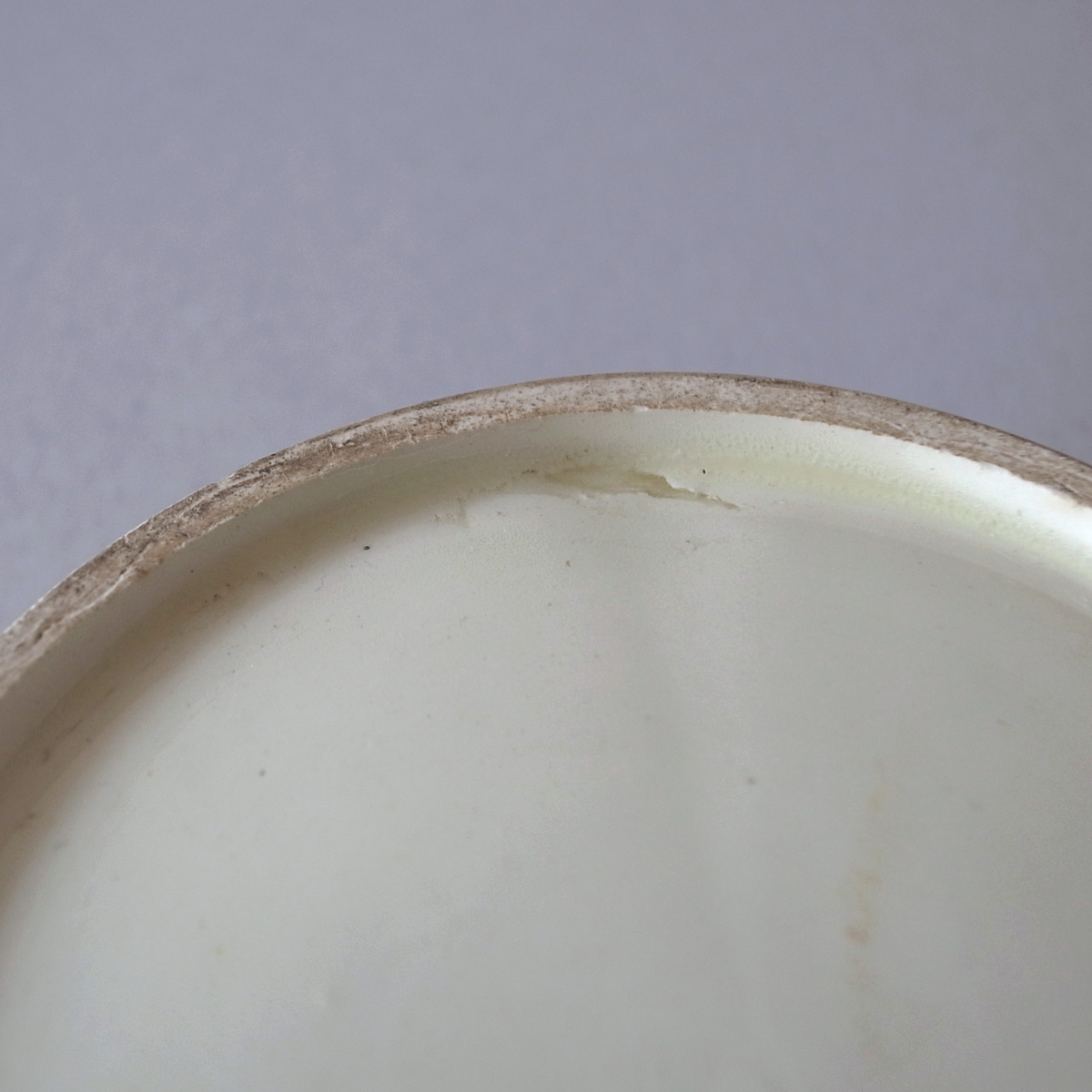 アンティーク 19世紀 グラスコースター | 敷皿 | テラーリア | ファイアンスフィーヌ | クリームウェア-image14