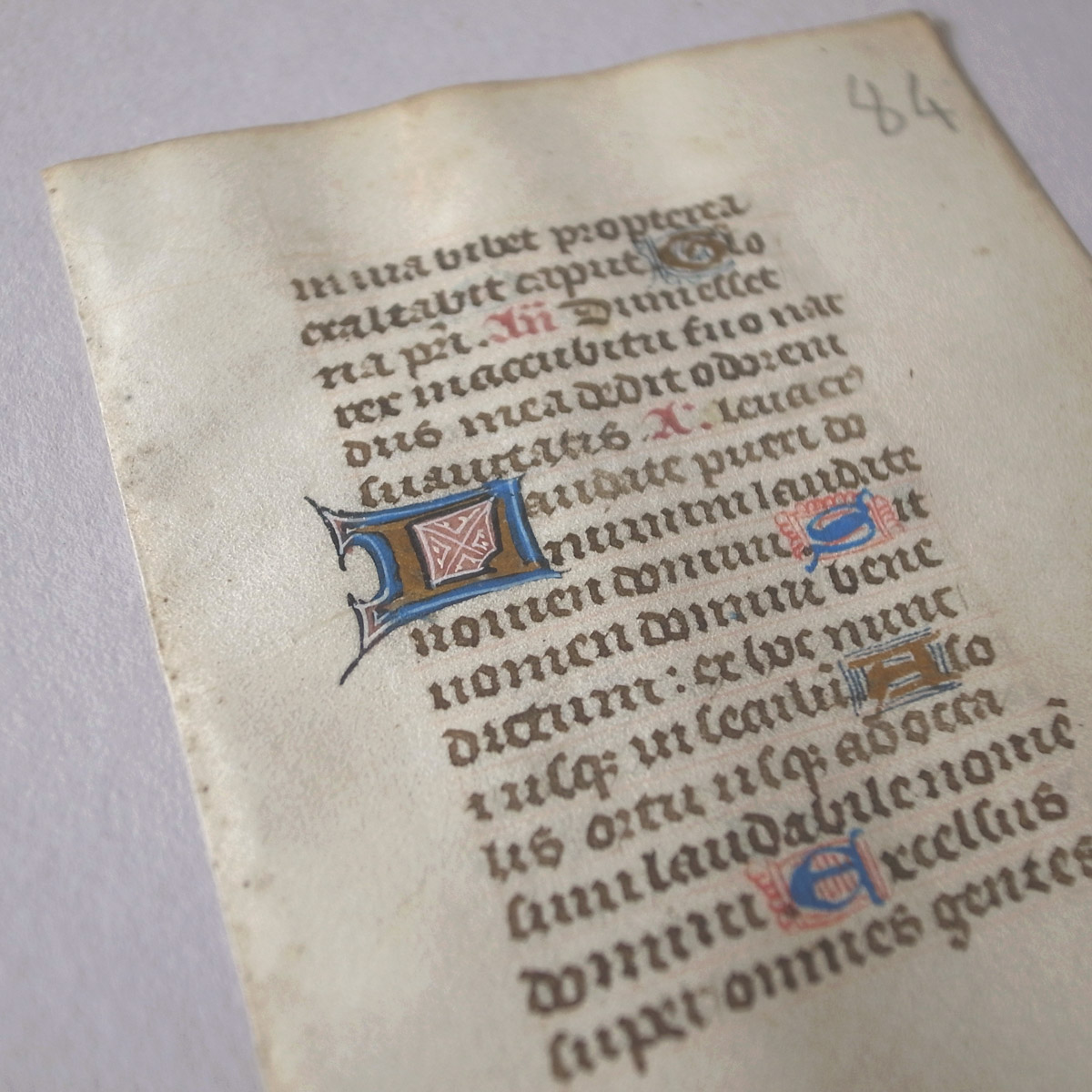AeB[N  | r玆 | Antique Medieval MANUSCRIPT BOOK OF HOURS-image3