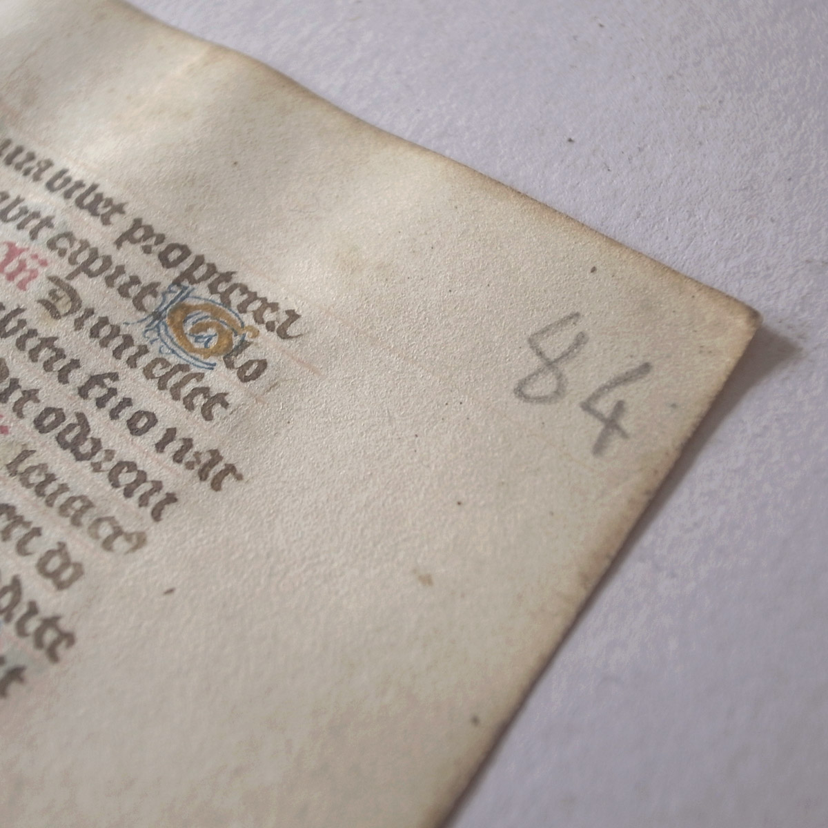 AeB[N  | r玆 | Antique Medieval MANUSCRIPT BOOK OF HOURS-image4