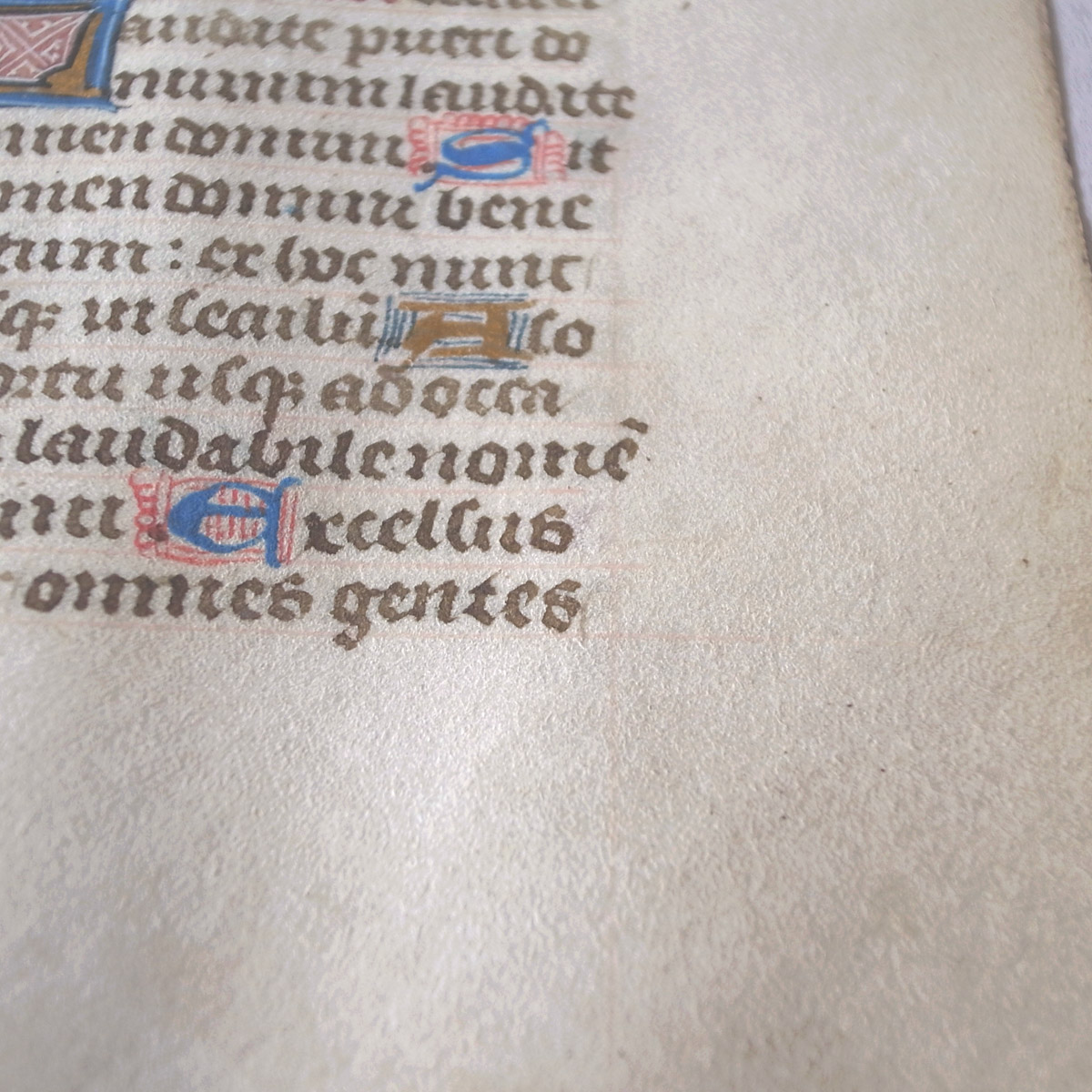 AeB[N  | r玆 | Antique Medieval MANUSCRIPT BOOK OF HOURS-image6