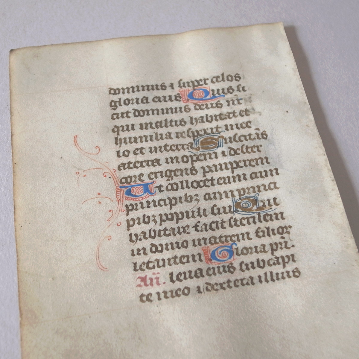 AeB[N  | r玆 | Antique Medieval MANUSCRIPT BOOK OF HOURS-image9