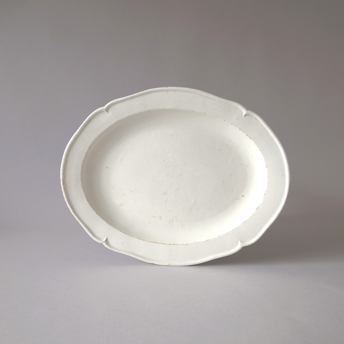 1794-1813年 オーバル皿(ALDROVANDI) | ファイアンスフィーヌ（テラーリア） | CARLO ALDROVANDI