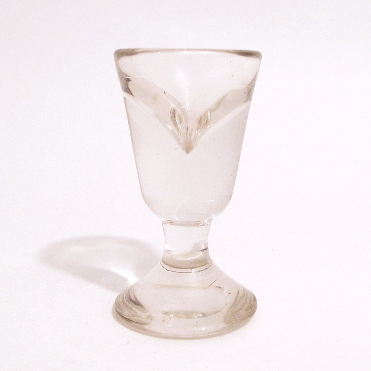 M128-4 19世紀初期 アールデコ 古ガラス 金彩 リキュールグラス