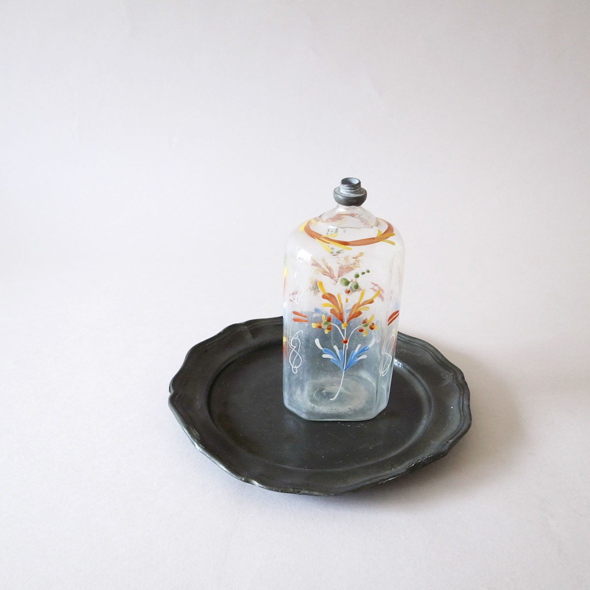 アンティーク 18世紀 エナメル彩 ガラスボトル2 | アンティーク 